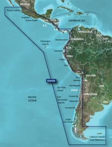 Garmin BlueChart g3 HXSA002R elektronische Seekarte Südamerika Westküste
