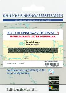 Delius Klasing digitale Karten als Gutscheincode-Karten, Band 1: Mittellandkanal und Elbe-Seitenkanal/AUSVERKAUFT