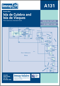 Imray Seekarten Isla de Culebra & Isla de Vieques A131