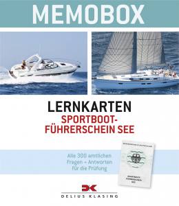 Lernkarten-Memobox Sportbootführerschein See/AUSVERKAUFT