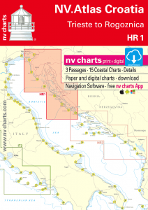 NV-Verlag Seekarten Kroatien HR1 (2024)