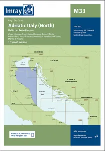 Imray Seekarten Adriatic Italy - North M33