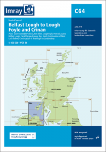 Imray Seekarten Belfast Lough to Lough Foyle and Crinan C64
