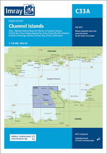 Imray Seekarten Channel Islands (North) C33A