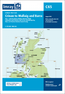Imray Seekarten Crinan to Mallaig and Barra C65