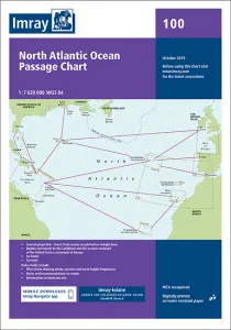 Imray Seekarten North Atlantic Ocean Passage Chart 100