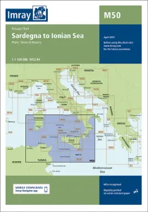 Imray Seekarten Sardegna to Ionian Sea M50