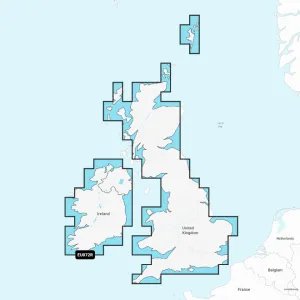 Navionics+ Seekarte EU072R U.K. & Ireland Lakes & Rivers