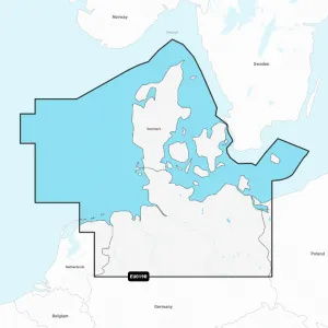 Navionics+ Seekarte EU077R Denmark & Germany North