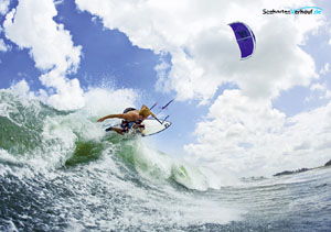 maritimer Kalender 2012 Kitesurfing Monat 2