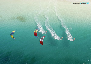maritimer Kalender 2012 Kitesurfing Monat 7