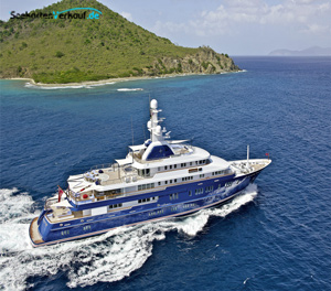 maritimer Kalender 2012 Superyachten Monat 8