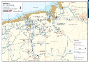 BINNENKARTEN Revierübersicht und Planungskarte / Ems und Friesland