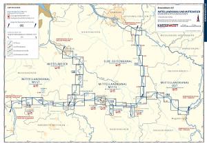 BINNENKARTEN Revierübersicht und Planungskarte / MLK und Mittelweser
