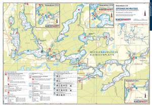 BINNENKARTEN Zotzensee bis Pälitzsee / Rheinsberger Gewässer