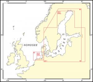 BSH Seekarte Nr. 2910 Mariners' Routeing Guide German Bight
