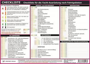 Checkliste für die Yachtausrüstung