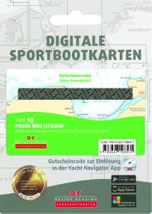 Delius Klasing digitale Karten als Gutscheincode-Karten, Satz 13: Polen und Litauen/AUSVERKAUFT