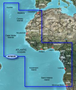 Garmin BlueChart g3 HXAF003R Western Africa / Westafrika