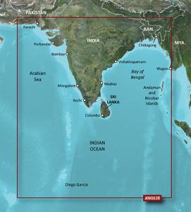 Garmin BlueChart g3 HXAXAW003R Indian Subcontinent / Indischer Subkontinent