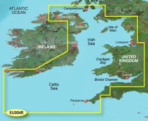 Garmin BlueChart g3 HXEU004R Irish Sea / Irische See