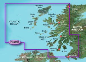 Garmin BlueChart g3 HXEU006R Scotland, West Coast / Schottland, Westküste