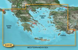 Garmin BlueChart g3 HXEU015R Aegean Sea & Sea of Marmara / Ägäisches Meer & Marmarameer