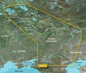 Garmin BlueChart g3 HXEU062R Russian Inland Waterways / Russische Inlandsgewässer