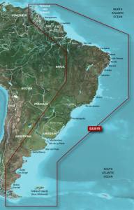 Garmin BlueChart g3 HXSA001R elektronische Seekarte South Südamerika Ostküste