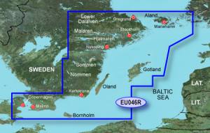 Garmin BlueChart g3 Vision EU046R Sweden, South-East / Schweden, Südost