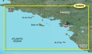 Garmin  BlueChart g3 Vision VEU464S elektronische Seekarte Penmarch-Les Sables d'Olonne