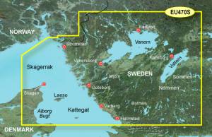 Garmin  BlueChart g3 Vision VEU470S elektronische Seekarte Stromstad-Halmstad