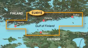 Garmin  BlueChart g3 Vision VEU491S elektronische Seekarte Hanko-St. Petersburg-Tallin