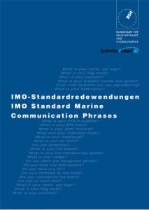 IMO-Standardredewendungen BSH 2113