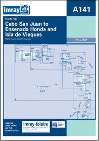 Imray Seekarten Cabo San Juan/Ensenada Honda/Is. de Vieques A141