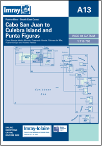 Imray Seekarten Cabo San Juan to Culebra Is & Punta Figuras A13