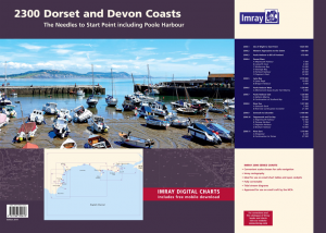 Imray Seekarten Dorset & Devon Coasts Chart Pack 2300