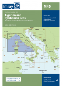 Imray Seekarten Ligurian and Tyrrhenian Seas M40
