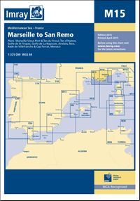 Imray Seekarten Marseille to San Remo M15