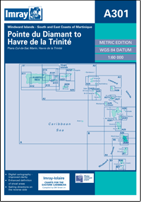 Imray Seekarten Pointe du Diamant to Havre de la Trinité A301