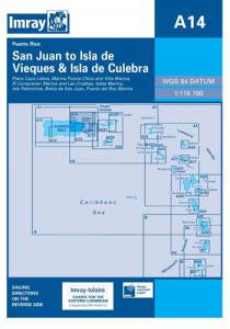 Imray Seekarten San Juan to Isla de Vieques & Is. de Culebra A14