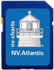 NV-Plotterkarten, Atlantik Plotter enthält ATL 1 - 3 auf SD / microSD Card für Kartenplotter