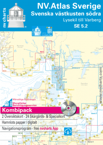 NV-Verlag Seekarten Schweden SE 5.2 (2024) Svenska västkusten södra Lysekil till Varberg