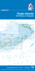 NV-Verlag Seekarte Virgin Islands, St. Thomas to Anegada