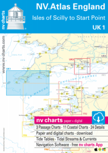 NV-Verlag Seekarten England UK1(2019-2022) Isles of Scilly to Start Point