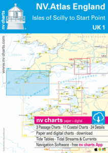 NV-Verlag Seekarten England UK1(2023/2024) Isles of Scilly to Start Point