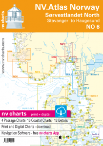 NV-Verlag Seekarten Norwegen NO6 (2023/2024)  Norge Sørvestlandet Nord - Stavanger til Haugesund