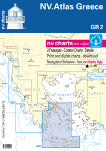 NV-Verlag Seekarten Griechenland GR2 (2024) Cyclades to Crete & Athens