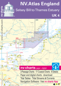 NV-Verlag Seekarten England UK4 (2019-2022) Selsey Bill to Thames Estuary