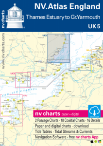 NV-Verlag Seekarten England UK5 (2023/2024) Thames Estuary to Great Yarmouth-4095